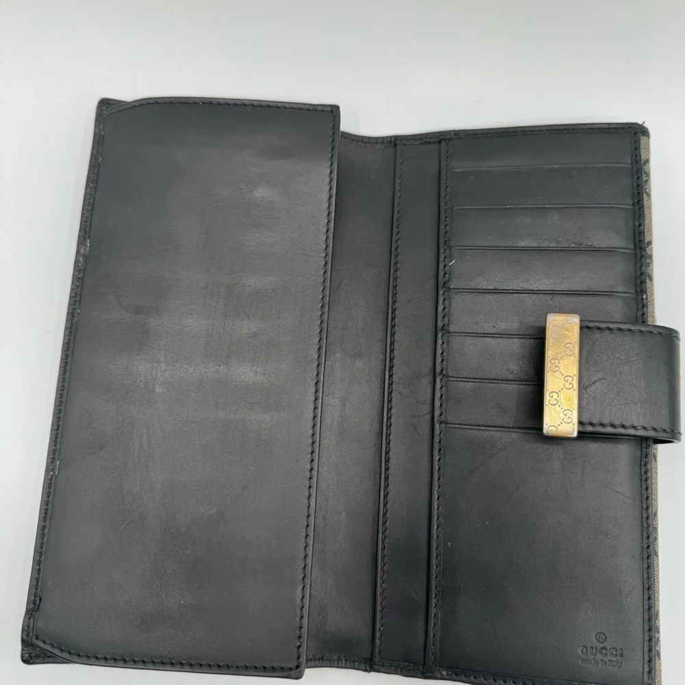 Gucci Black and Gray Women's Wallet | Good Condition - Picture 4 of 10